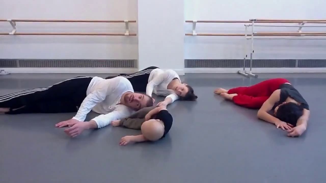 Professional Dancers Copy Baby