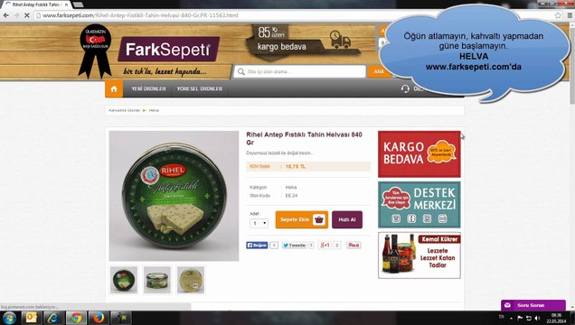 Rihel Antep Fıstıklı Helva