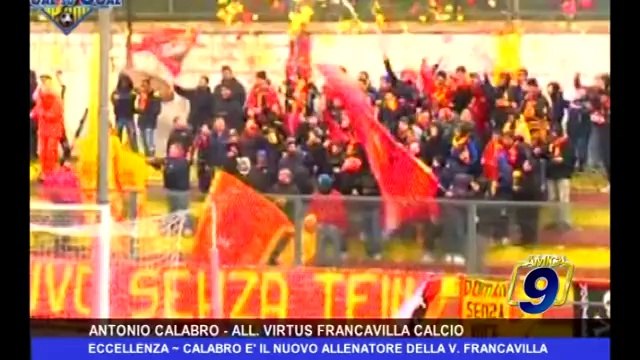 CALCIO ECCELLENZA | ANTONIO CALABRO E' IL NUOVO ALLENATORE DELLA VIRTUS FRANCAVILLA