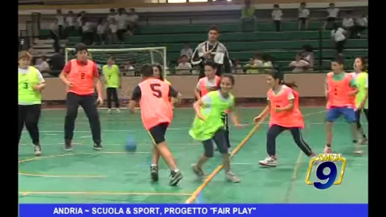 Andria | Scuola & Sport, progetto fair play