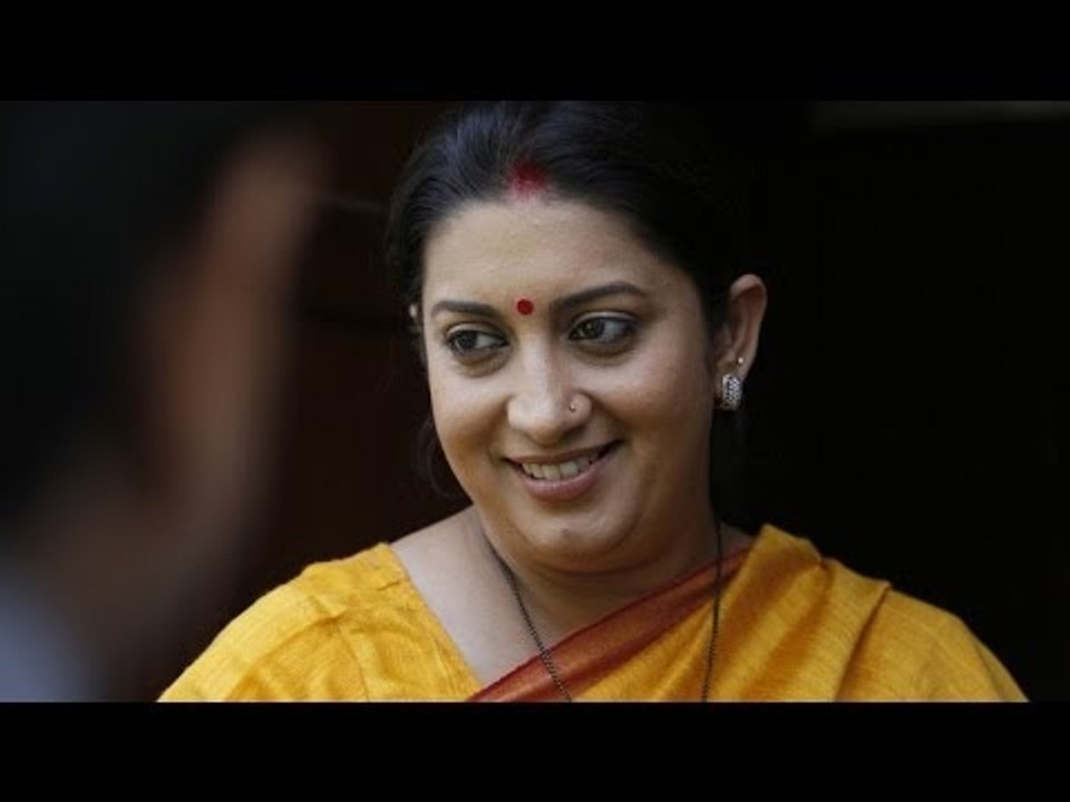 Smriti Irani attacks Congress' development in Amethi