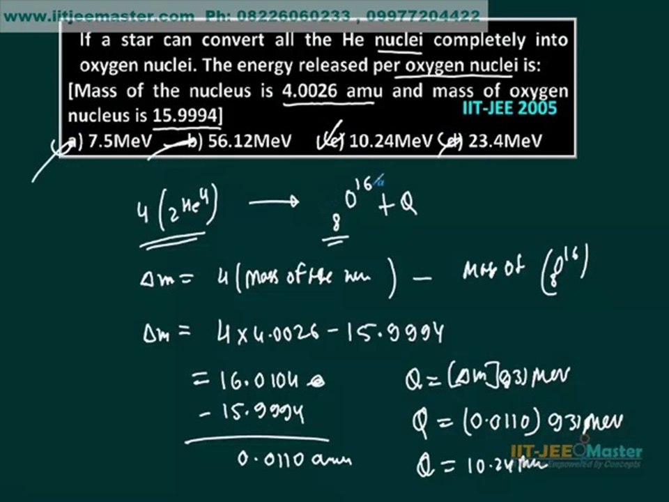 IIT  JEE Solution, Physics video lecture, Nuclear Physics X-Rays