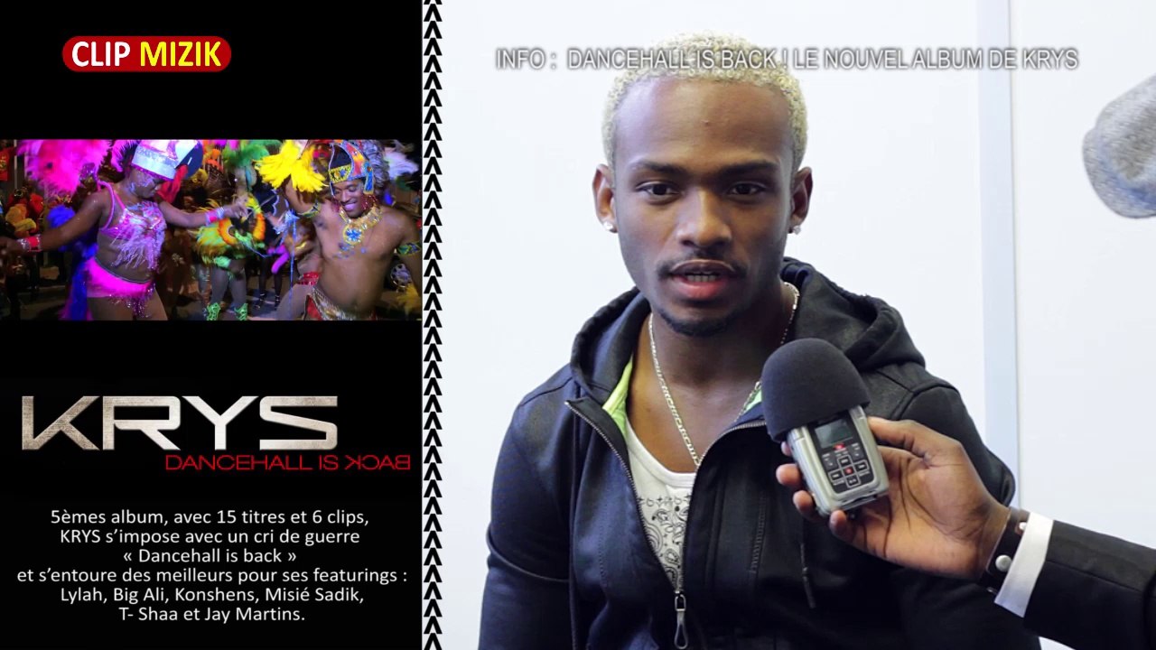 KRYS Dancehall is back sur CLIP MIZIK