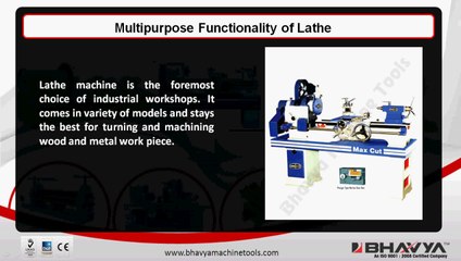 Most Prominent Workshop Machinery for Tough Machining - www.bhavyamachinetools.com