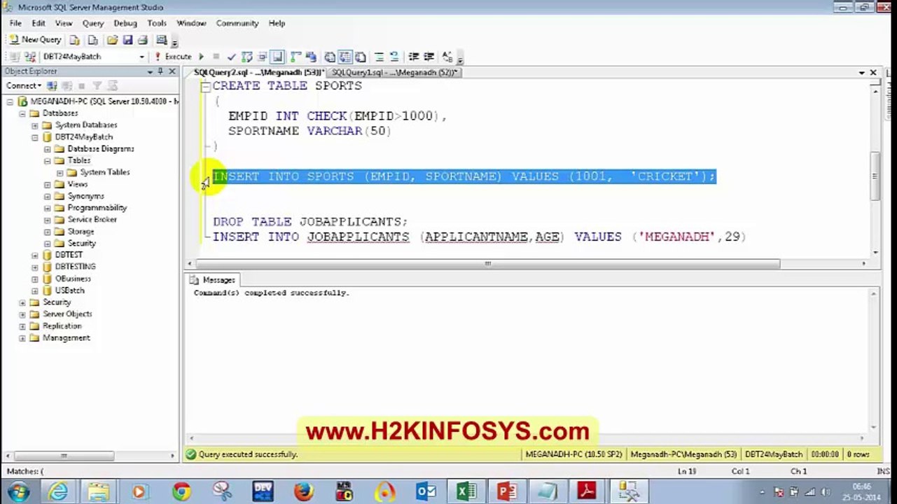 DataBase Testing Online Training in Atlanta, New York, New Jersey, Chicago, Houston, Dallas, Texas, San Franciso, San Jose, Columbus, Memphis, Seattle,  	Portland, Las Vegas, Tucson, Kansas City, Raleigh, Miami,  Cleveland, Arlington