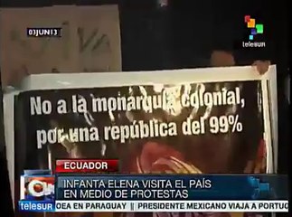 Españoles en Ecuador rechazan continuidad de la monarquía