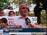 Puertorriqueños rechazan destrucción de parque urbano en Ponce