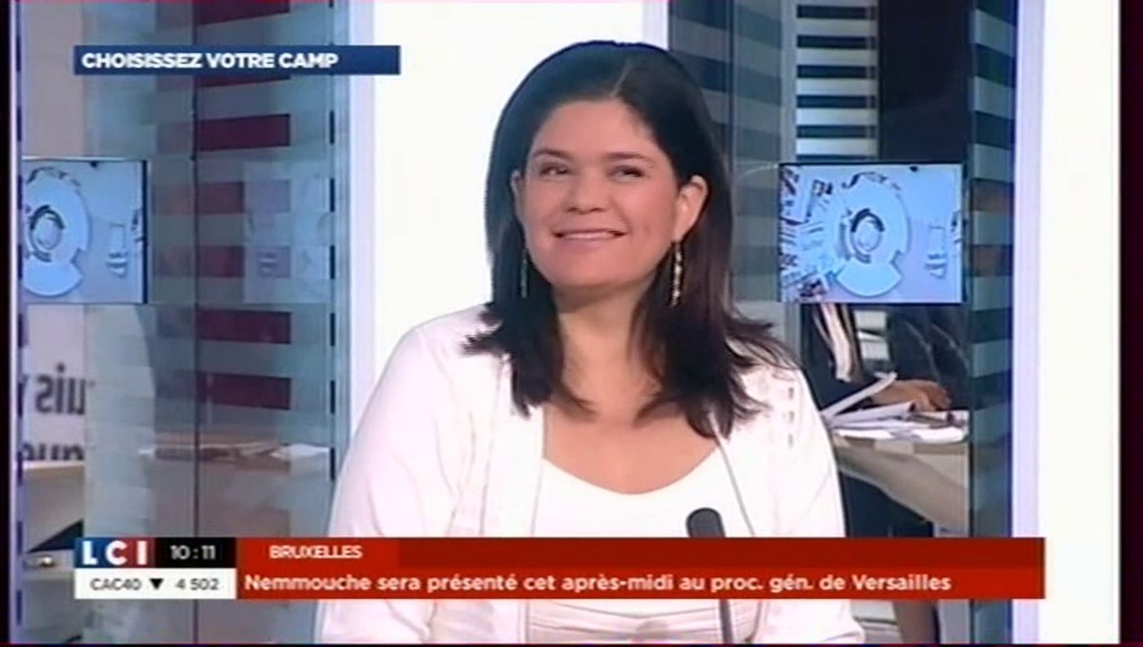 Raquel Garrido invitée à "Choisissez votre camp" sur LCI le 04/06/2014