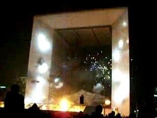 La Défense (Paris) - feu d'artifice
