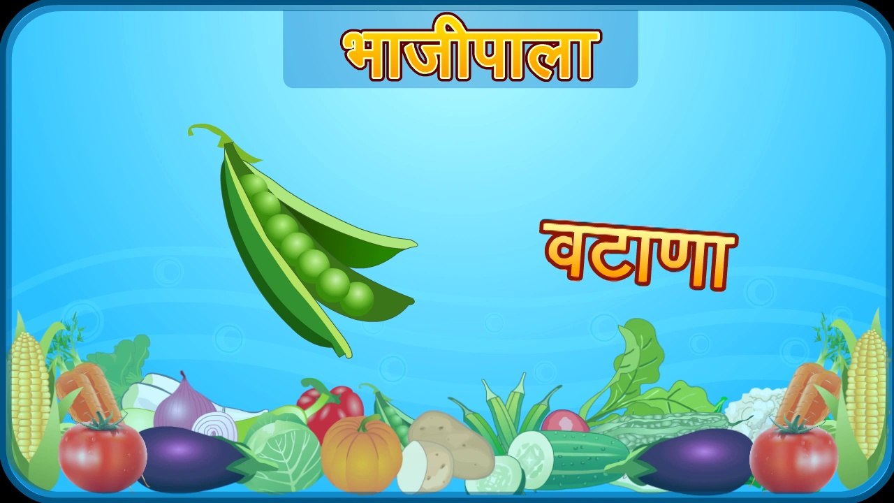 Let's Learn About Vegetables - Preschool Learning in Marathi | Types Of Vegetables