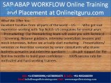sap abap workflow online training institute