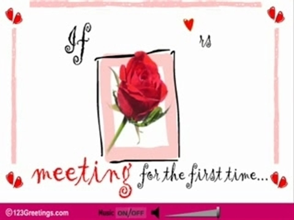 Wishing valentine's day with rose