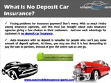 Get Cheap Auto Insurance With No Deposit Guaranteed Approval
