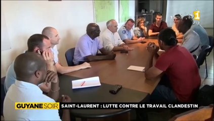 Opérations contre le travail clandestin à Saint-Laurent-du-Maroni et à Apatou (04.06.2014)