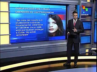 También Camila Vallejo pide a Obama que indulte a 3 patriotas cubanos