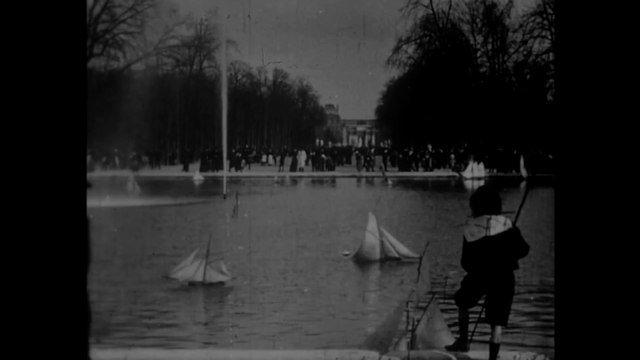 Paris métamorphoses : Le bassin des Tuileries