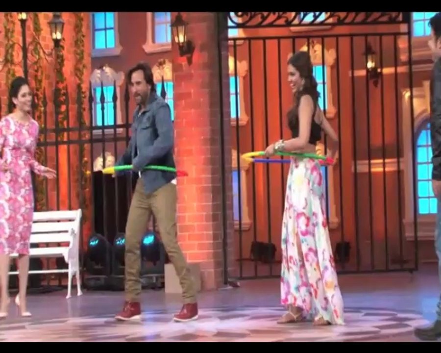 Saif Riteish drape sarees to promote Humshakals