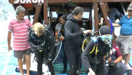 Adrasan ve Olimpos’da dalış sezonu açıldı…