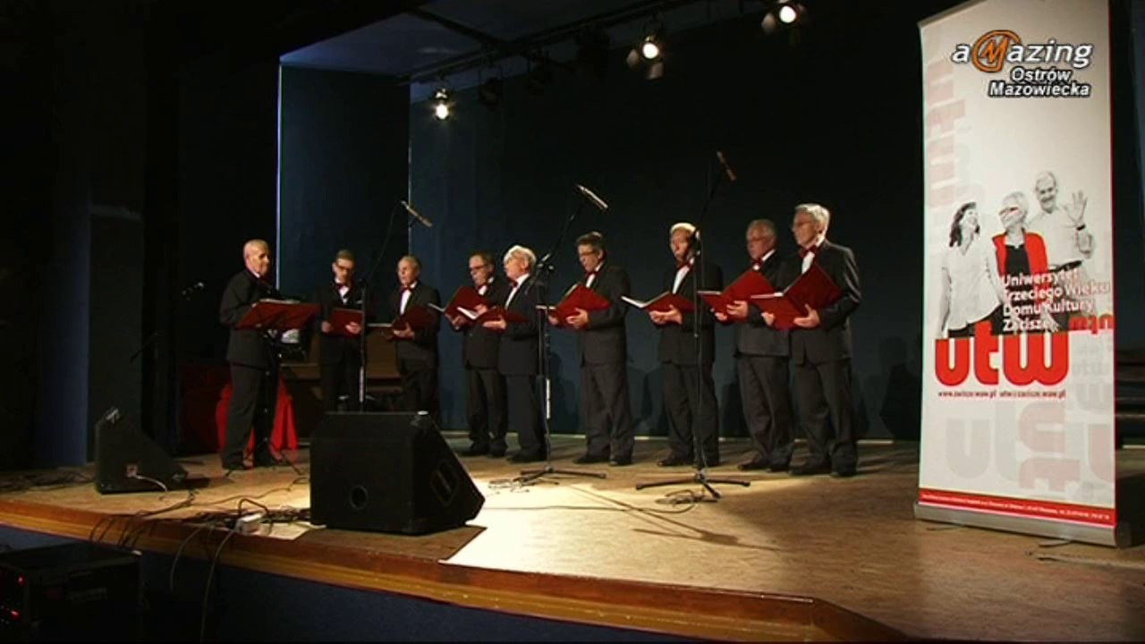 Występ chórów z UTW "Zacisze" Ostrów Mazowiecka 2014