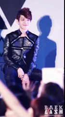 120602 EXO-K Genie AR Show Cute Baekhyun tries holding back a sneeze?! >_