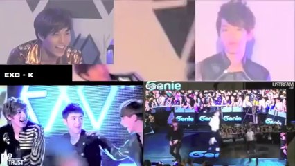 [FANCAMS] Girl Who Impressed EXO-K @ Genie AR Show