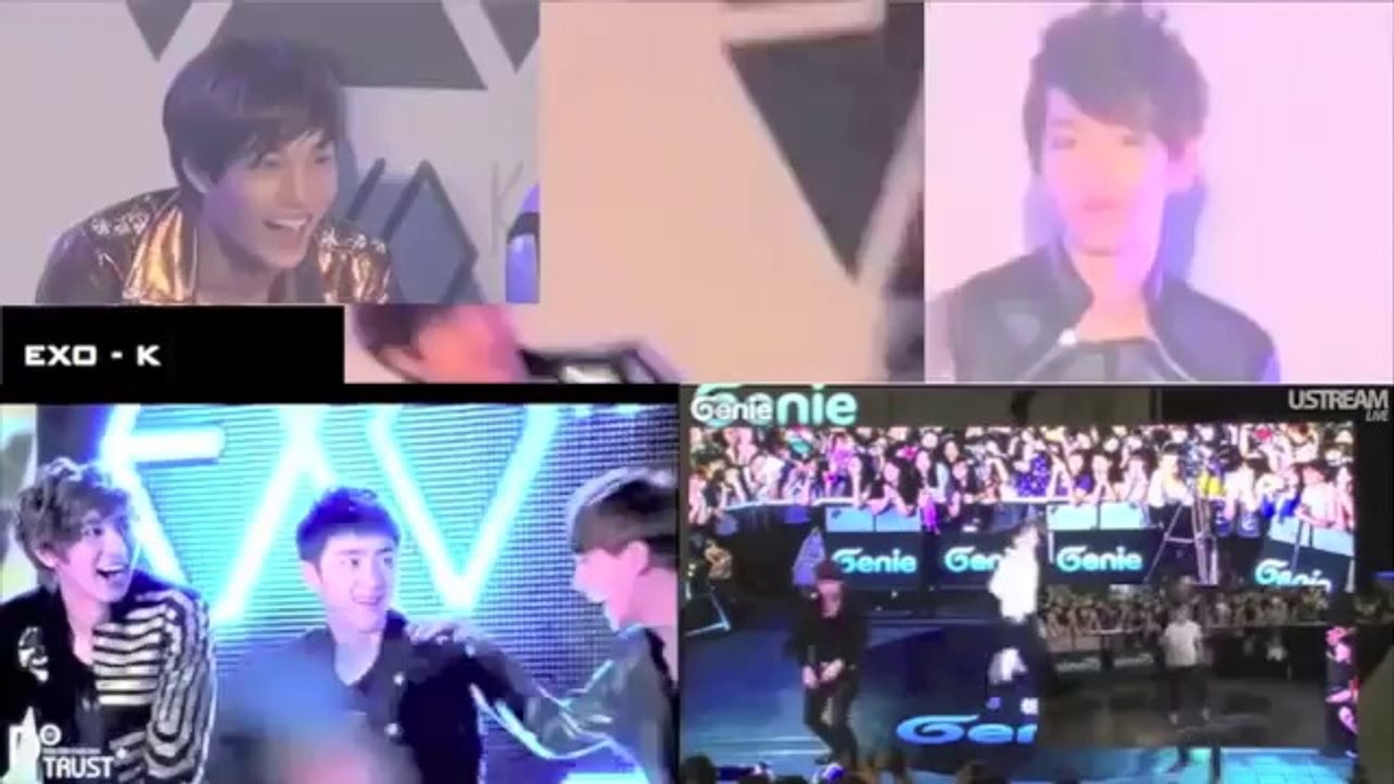 [FANCAMS] Girl Who Impressed EXO-K @ Genie AR Show