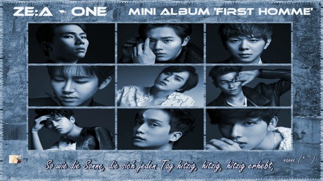 ZE:A - One k-pop [german sub] Mini Album 'FIRST HOMME'