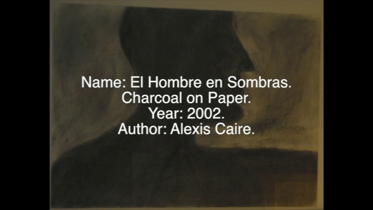 ALEXIS CAIRE - EL HOMBRE EN SOMBRAS - SAATCHI ART - www.saatchiart.com/alexiscaire
