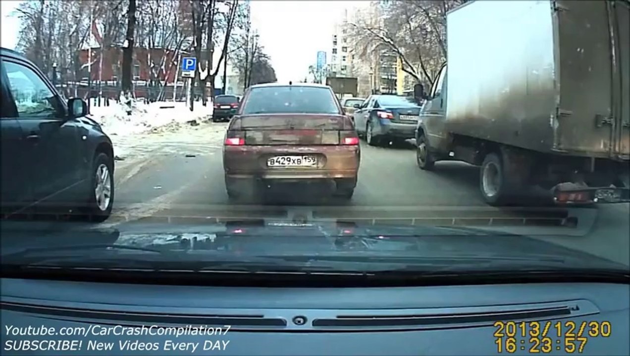 Car Crashes Compilation # 211 - January 2014