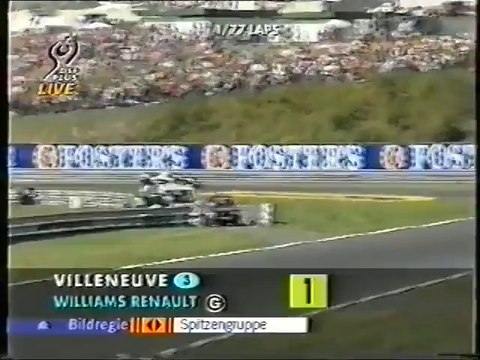 F1 1997 Hungarian Gp Damon Hill Fleeing Wins DSF+ (german)