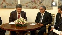 Ucraina: Petro Poroshenko in Polonia, preannuncia piano di pace