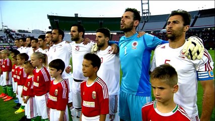 Albanian players sing out of tune