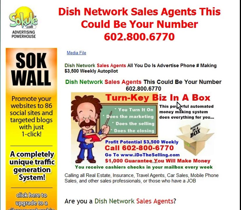 Dish Network Sales Agents This Could Be Your Number 602.800.6770
