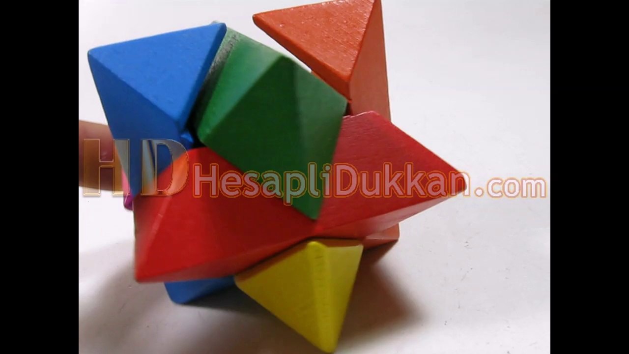 Renkli yıldız ahşap zeka oyuncakları toptan oyuncaklar Hesaplı Dükkan