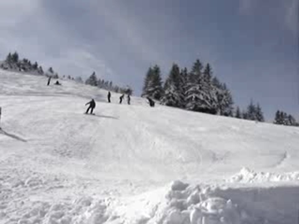 Chute de ski