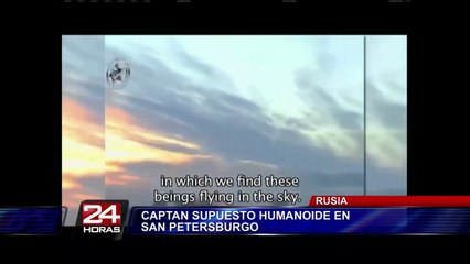 Figura humanoide en el cielo de San Petersburgo causa pánico en Rusia