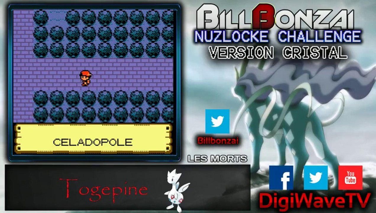 [BillBonzai] Le nuzlocke challenge sur pokemon crystal avec Alfeust (19/24)