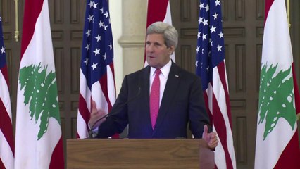 Kerry from Beirut: Syria elections are 'a great big zero'