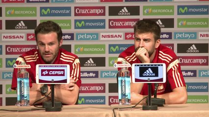 Espanhois mostram confiança antes de amistoso