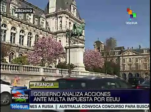 Francia responderá a EE.UU. por multa a BNP Paribas