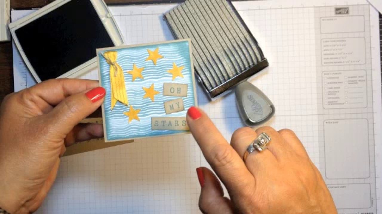 Stampin' Up! Video Tutorial- Alphabet Rotary Stamp
