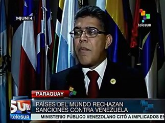 Elías Jaua agradece solidaridad de la OEA con su país
