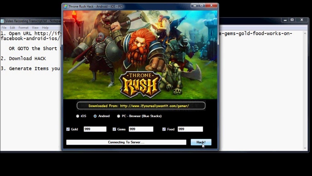 Throne Rush iPhone Free Gems