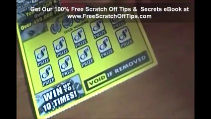 HUGE Scratch Off Ticket Winner - $2,500 A Week for Life Scratch Off Winner