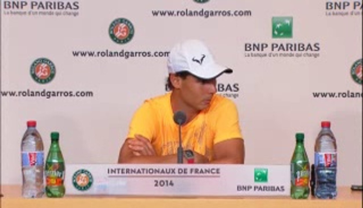 Rafael Nadal Press conference (in Spanish) / QF French Open 2014
