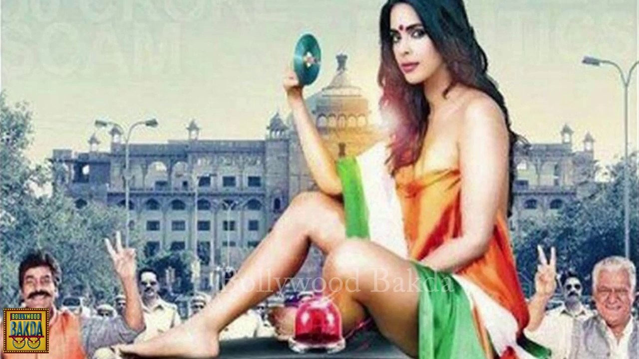 Sexiest Mallika Sherawat Draped in Indian Flag for Dirty Politics