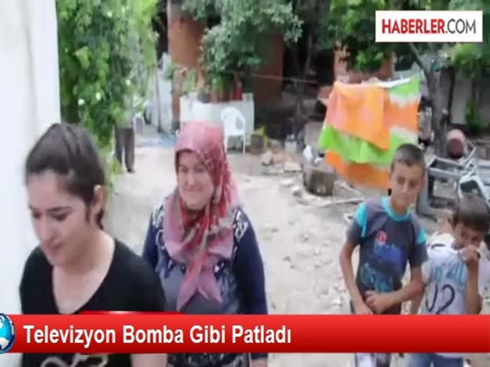 Televizyon Bomba Gibi Patladı