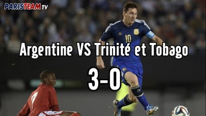 Argentine - Trinidad-et-Tobago 3-0 : résumé highlights
