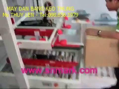 máy dán thùng 6050, máy dán băng dính thùng carton