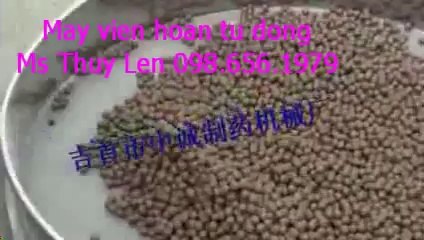 máy  viên hoàn tự động, máy làm viên nghệ mật ong tự động